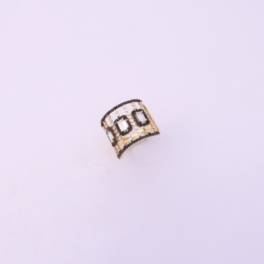 Gold and Black Ring