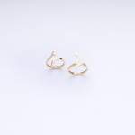 Arabic letters gold ring