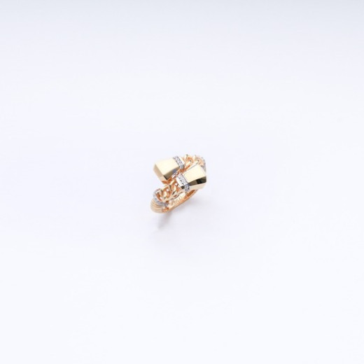 Gold bow ring